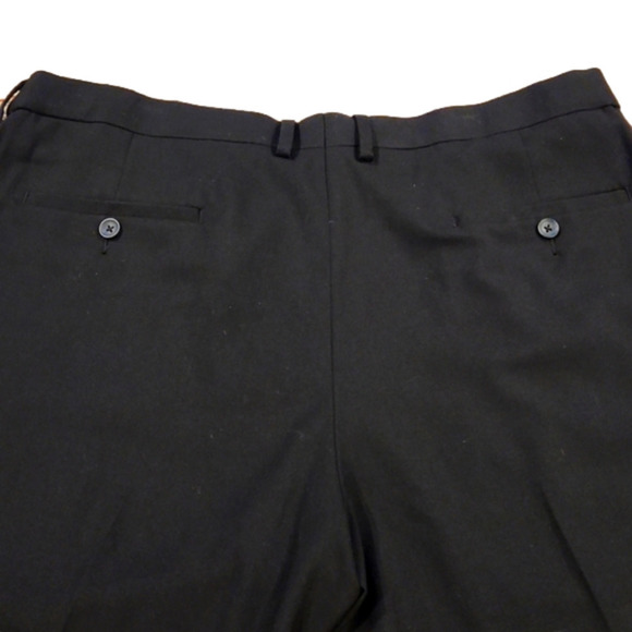 J.M. Haggar Black Classic Fit Dress Pants - Picture 3 of 8